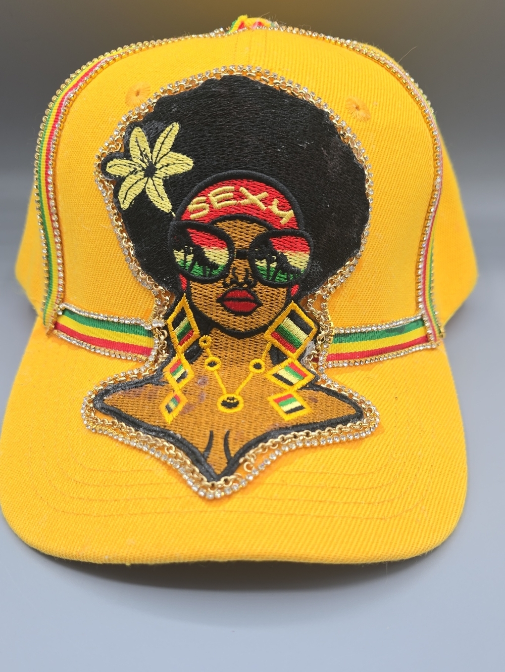 Yellow Women’s BLING Cap